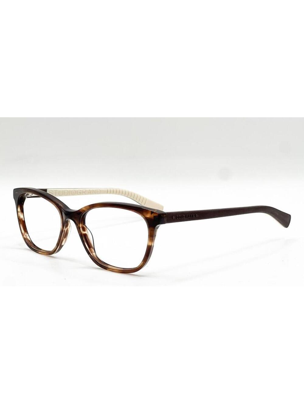Cole Haan Ch5019 200 Brown Horn Authentic Eyeglasses 52-16-135